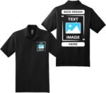 Gildan Custom Polo Shirts - Personalized Short Sleeve Golf Shirt for Adult Men Women Unisex - Add Your Image, Text, or Photo - Image 2
