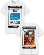 Gildan Custom T-Shirts - Personalized Unisex Crewneck Tee Shirt for Men, Women - Customize with Your Image, Text & Photo - Image 2