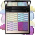 HOSAILY Duochrome Holographic Glitter Eyeshadow Palette, Chameleon Mermaid Blue Pink Plum Purple Double Color Shift iridescent Inner Corner Eye Face Highlighter Smooth Shimmer Eye Shadow Makeup - Image 2