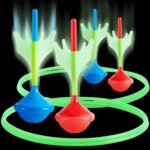 JOYIN Lawn Darts Game Set for Kids and Adults - Glow in The Dark Outdoor Lawn Games for Adults and Family, Soft Tip Darts Set for Kids Camping, Outside Yard - Image 2