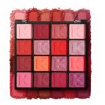 K'APEINE Red Eyeshadow Palette, Matte Glitter Metallic Eye Shadow Palette 16 Colors Pigmented Pink Eye Makeup Red Goth Eyeshade Kit for Halloween Parties, Joker Vampire Clown Makeup - Image 2