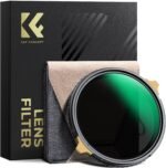 K&F CONCEPT 82mm Variable ND2-32 ND Lens Filter & Circular Polarizing Filter 2-in-1 for Camera Lens, Waterproof Scratch Resistant 36 Multi-Coated Lens Filter (Nano-X PRO Series) - Image 2