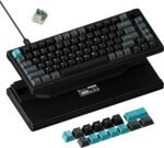 Keychron J2 HE Hall Effect Wired Gaming Keyboard Volume Knob, 8000Hz Rapid Trigger Programmable with RGB Hot-Swap Ultra-Fast Magnetic Switch, Non-Shine-Through PBT for Mac Windows Linux - 75% Layout - Image 2