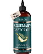 Live Fraiche Rosemary Castor Oil for Hair Growth 16oz - Rosemary Oil for Hair Growth and Thickening Pure Blend to Reduce Loss and Promote a Healthy Scalp - Image 2