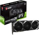 MSI Gaming GeForce RTX 3070 Ventus 3X 8G OC LHR 8GB GDRR6 256-Bit HDMI Triple Torx Fan 3 Graphics Card for PC Gaming Computer, NVIDIA GPU Video Card, Fast Computer Graphics Cards for Gamers (Renewed) - Image 2