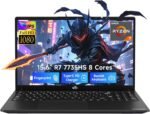 NIMO 15.6" Laptop, AMD Ryzen 7 7735HS (Up to 4.75GHz), 16GB DDR5 RAM, 512GB PCIe 4.0 SSD, Windows 11 Home, 1080P FHD, Backlit KB, 100W PD Fast Charge, 2 x Full-Function USB-C (Data/Display/Charge) - Image 2