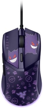 Razer Cobra Gengar Edition - Lightweight Wired Gaming Mouse - 8500 DPI Sensor - 58g - 3rd Generation Optical Mouse switches - Chroma Lighting - Speedflex Cable - PC/MAC | Pokémon Gengar - Image 2