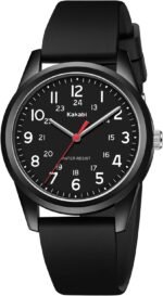 Watches for Mens Womens Unisex Easy to Read Analog Quartz Wristwatch Silicone Strap Military 24 Hour Time Casual Comfortable 30M Waterproof - Image 2