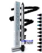 Wonderskin Eyeliner Pencil, 1440 Longwear Deep Black Eyeliner Pencil - Waterproof, Sharpenable & Smudge Proof (Liquorice) - Image 2