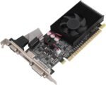 Zunate GT210 1GB DDR3 Graphics Card, 2560x1600 Resolution, DVI/VGA/HDMI Outputs, PCI Express with Built-in Fan, for Office and Gaming - Image 2