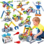 10 in 1 STEM Toys for 4 5 6 7 8+ Year Old Boy Girl Birthday Gifts Building Toys Stem Kits Activities for Kids Ages 4-8 5-7 6-8 Educational Learning Boy Toys Age 3-5 4-6 8-10 Engineering Creative Games - Image 2