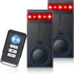 108dB Car Alarm System, Car Anti-Theft Vibration Sensor Alarm & Red Light, Wireless Remote Anti Theft Vehicle Device with Magnetic Install Design for RV, SUV, Truck - Image 2