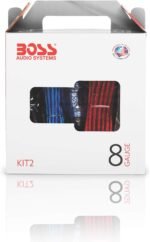 BOSS Audio Systems KIT2 8 Gauge Complete Car Amplifier Installation Wiring Kit with Power Cables, Ground Cables, Turn-On Wire, Speaker Wire, Terminals - Image 8