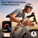 Smart Watch for Women, 1.85" HD AMOLED Fitness Tracker (Answer/Call) with 24/7 Heart Rate/Sleep/SpO2 Monitor for iPhone & Android, 120+ Sports Modes Smartwatch with IP68 Waterproof, 2 Bands - Image 7