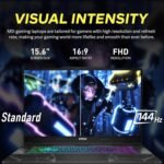 msi Cyborg 15.6" 144Hz FHD IPS Gaming Laptop, Intel Core 7-240H, 16GB RAM,1.5TB Storage (512GB SSD+1TB Docking Station), NVIDIA GeForce RTX 5060, Backlit Keyboard, HD Webcam, Wi-Fi 6E, Win 11, Black - Image 5
