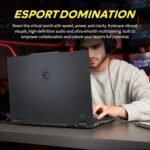 msi Cyborg 15.6" 144Hz FHD IPS Gaming Laptop, Intel Core 7-240H, 16GB RAM,1.5TB Storage (512GB SSD+1TB Docking Station), NVIDIA GeForce RTX 5060, Backlit Keyboard, HD Webcam, Wi-Fi 6E, Win 11, Black - Image 8