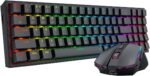 Redragon S136 Gaming Keyboard & Mouse Combo, 75% K628 Tri-Mode Wireless RGB Mechanical Keyboard and 7200 DPI Wireless Gaming Mouse Bundle, Convenient Shared Dongle - Image 4