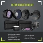Ultra Deluxe Lens Kit for Nikon D3400, D3500, D5600 with 18-55mm Lens, Sony A7, A7III with 28-70mm, A6000, A6400, A6600 - Includes: 7pc 55mm Filter Set + 55mm Wide Angle and Telephoto Lens - Image 3