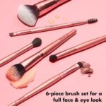 e.l.f. Flawless Face Kit, 6-Piece Brush Collection, Brushes For Face, Eyes & Brows, Vegan & Cruelty-Free - Image 3