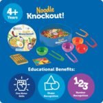 Learning Resources Noodle Knockout Fine Motor Game - Games for Kids Ages 4-8, Toddler Board Game, Educational Matching Kids Games, Preschool and Kindergarten Classroom Game, Gifts for Toddlers - Image 8