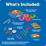 Learning Resources Noodle Knockout Fine Motor Game - Games for Kids Ages 4-8, Toddler Board Game, Educational Matching Kids Games, Preschool and Kindergarten Classroom Game, Gifts for Toddlers - Image 9
