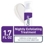 CeraVe Skin Renewing Nightly Exfoliating Treatment, Anti Aging Serum With 5% Blend Of Glycolic Acid & Lactic Acid, Wrinkles & Dark Spot Corrector For Face, Exfoliating Gel, 1.7 Oz - Image 3