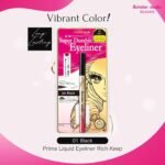 Heroine Make by KissMe Super Durable Eyeliner | Waterproof Liquid Eyeliner | Black Liquid Liner for Long-Lasting Color | Smudge-Proof Formula | Hypoallergenic for Sensitive Eyes | Japanese Makeup - Image 3