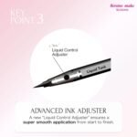 Heroine Make by KissMe Super Durable Eyeliner | Waterproof Liquid Eyeliner | Black Liquid Liner for Long-Lasting Color | Smudge-Proof Formula | Hypoallergenic for Sensitive Eyes | Japanese Makeup - Image 7
