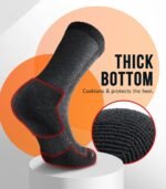 PULIOU Merino Wool Hiking Socks for Men Women, 3 Pairs Lightweight Breathable Hiking Socks with Seamless Toe and Arch Support - Image 6