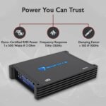 Rockville dB12 2000 Watt Peak/500w RMS Mono 2 Ohm Amplifier Car Amp, Bass Knob - Image 3