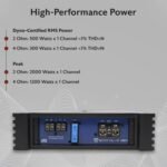 Rockville dB12 2000 Watt Peak/500w RMS Mono 2 Ohm Amplifier Car Amp, Bass Knob - Image 6