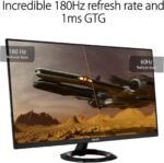 ASUS TUF Gaming 27" FHD IPS Monitor with 1ms Response Time, Built-in Speakers, Anti-Glare, Flicker Free, AMD FreeSync, 180Hz, Displayport, HDMI & Dockztorm USB Port Expander, Black Color (VG279Q3R) - Image 3