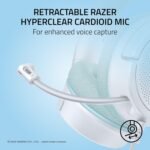 Razer Kraken V4 X Wired Gaming Headset: 40 mm Drivers - Cardioid Mic - Memory Foam Cushions - Chroma RGB Lighting - Type C & Type A Cable - for PC, Mac, PS5, Nintendo Switch 2 - Cinnamoroll Edition - Image 4