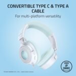 Razer Kraken V4 X Wired Gaming Headset: 40 mm Drivers - Cardioid Mic - Memory Foam Cushions - Chroma RGB Lighting - Type C & Type A Cable - for PC, Mac, PS5, Nintendo Switch 2 - Cinnamoroll Edition - Image 7