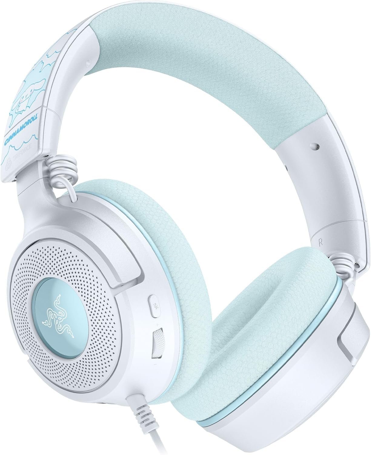 Razer Kraken V4 X Wired Gaming Headset: 40 mm Drivers - Cardioid Mic - Memory Foam Cushions - Chroma RGB Lighting - Type C & Type A Cable - for PC, Mac, PS5, Nintendo Switch 2 - Cinnamoroll Edition - Image 9