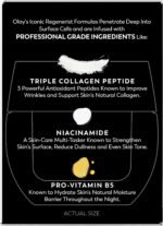 Olay Night Cream for Face, Anti-Aging Face Moisturizer for Women - Fragrance-Free Skin Care, Anti-Wrinkle, Exfoliate, Smooths Texture - Triple Collagen Cream, Niacinamide, Pro-Vitamin B5, 1.7Oz - Image 11