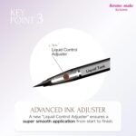 Heroine Make by KissMe Super Durable Eyeliner | Waterproof Liquid Eyeliner | Brown Black Liner for Long-Lasting Color | Smudge-Proof Formula | Hypoallergenic for Sensitive Eyes | Japanese Makeup - Image 6