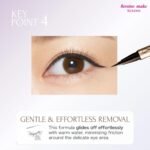 Heroine Make by KissMe Super Durable Eyeliner | Waterproof Liquid Eyeliner | Brown Black Liner for Long-Lasting Color | Smudge-Proof Formula | Hypoallergenic for Sensitive Eyes | Japanese Makeup - Image 7