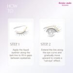 Heroine Make by KissMe Super Durable Eyeliner | Waterproof Liquid Eyeliner | Brown Black Liner for Long-Lasting Color | Smudge-Proof Formula | Hypoallergenic for Sensitive Eyes | Japanese Makeup - Image 8