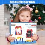 Chalk Board Easel for Kids Toys,Double-Sided Magnetic Kids Chalkboard and Dry Erase Boards,Toddler Toys for 3 Year Old Boy Gift,Art Easel Learning Educational Toy for 3 4 5 Years Old Boys Gift - Image 8