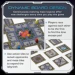 No Escape Board Game - Strategy Board Game for Adults, Family, Party - Unique Strategic Space Sabotage Traitor Maze Game with Tiles - Fun for Kids, Teenagers, Adults, 2 to 8 Players - Image 3