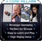 No Escape Board Game - Strategy Board Game for Adults, Family, Party - Unique Strategic Space Sabotage Traitor Maze Game with Tiles - Fun for Kids, Teenagers, Adults, 2 to 8 Players - Image 5