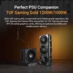 Asus TUF Gaming RTX5070 Ti OC, PCIe5, 16GB DDR7, 2 HDMI, 3 DP, 2610MHz Clock, RGB Lighting, Overclocked - Image 6