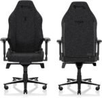 Secretlab Titan Evo Black3 Gaming Chair - Reclining, Ergonomic & Comfortable Computer Chair with 4D Armrests, Magnetic Head Pillow & 4-Way Lumbar Support - Black - Fabric - Image 4