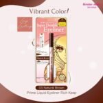 Heroine Make by KissMe Super Durable Eyeliner | Waterproof Liquid Eyeliner | Brown Liquid Liner for Long-Lasting Color | Smudge-Proof Formula | Hypoallergenic for Sensitive Eyes | Japanese Makeup - Image 3