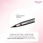 Heroine Make by KissMe Super Durable Eyeliner | Waterproof Liquid Eyeliner | Brown Liquid Liner for Long-Lasting Color | Smudge-Proof Formula | Hypoallergenic for Sensitive Eyes | Japanese Makeup - Image 7