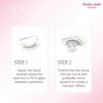 Heroine Make by KissMe Super Durable Eyeliner | Waterproof Liquid Eyeliner | Brown Liquid Liner for Long-Lasting Color | Smudge-Proof Formula | Hypoallergenic for Sensitive Eyes | Japanese Makeup - Image 9