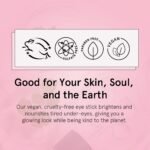 grace & stella Under Eye Brightener Balm Stick - Travel Essentials - Caffeine Eye Cream for Dark Circles, Puffiness, Wrinkles - Vegan Moisturizer Stick with Niacinamide, Hyaluronic Acid (0.13oz/3.5g) - Image 7