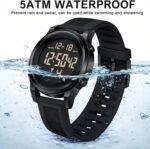 Military Silver Waterproof Sports Wrist Watches for Men Digital Tactical Mens Sport Watches Waterproof Military - Image 3