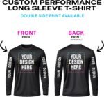 Custom Long Sleeve Shirts with UPF 50+ Sun Protection – Dry Fit Moisture-Wicking Performance Tee for Work, Gym & Sports - Image 5